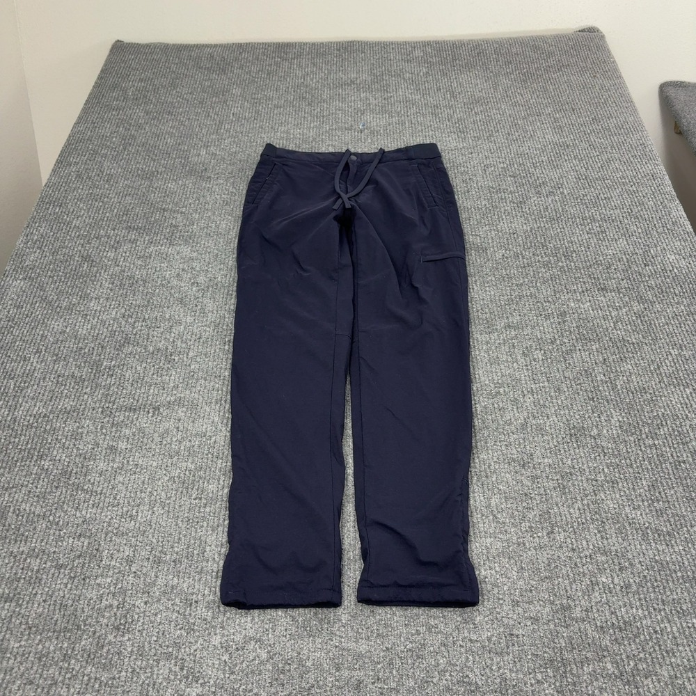 Uniqlo Pants Womens S Navy Blue Nylon Spandex Stretch Hiking Outdoor Gorpcore